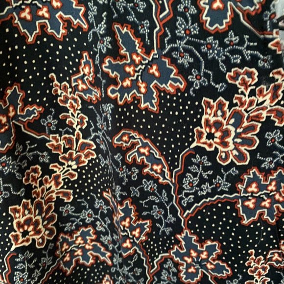 Loft Split Neck Peasant Dress - Picture 3 of 9